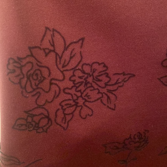 Maroon purple long dress - Picture 6 of 8